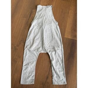 Gray Label Tatum Romper Organic Cotton Gray Melange Kids Unisex 7/8 Year Old NWT